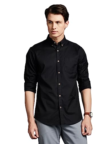 Symbol Premium Men’s Stylish Solid All Day Fresh Buttondown Casual Shirt – Regular Fit
