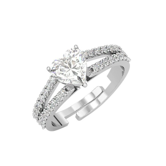 CLARA Pure 925 Sterling Silver Ring for Women Girls Wife Girlfriend