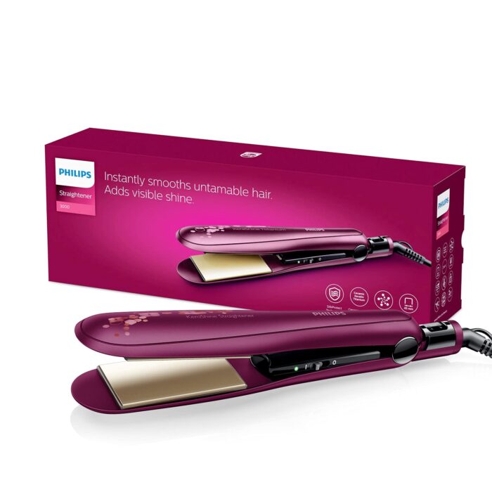 Philips Kerashine Titanium Wide Plate Straightener with SilkProtect Technology