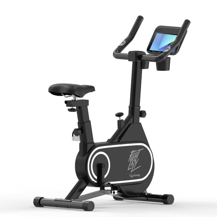 Lifelong Fit Pro Spin Fitness Bike with 6Kg Flywheel,100 kg (LLSBB50, Black)