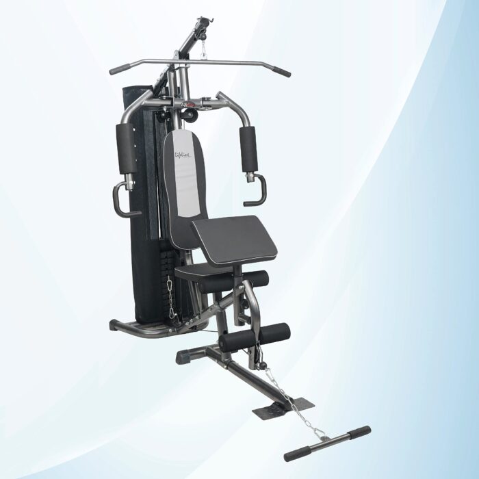 Lifeline Hg-005 Home Gym With 72Kg Weight Stack & Preacher Bench