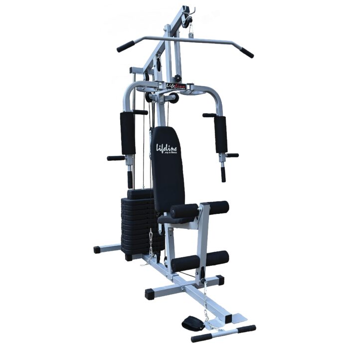 LifeLine Fitness Multi Home Gym Multiple Muscle Workout Exercise Machine, 72Kg Weight Stack, Made In India (Hg-002)