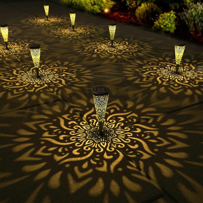 Gardencave Outdoor Garden Decorative Solar Garden Lights ( 6 Pack)