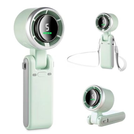 Handheld Portable Fan with LED Display