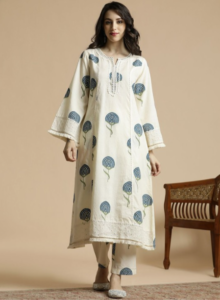 Anouk Floral Printed Kurta Set