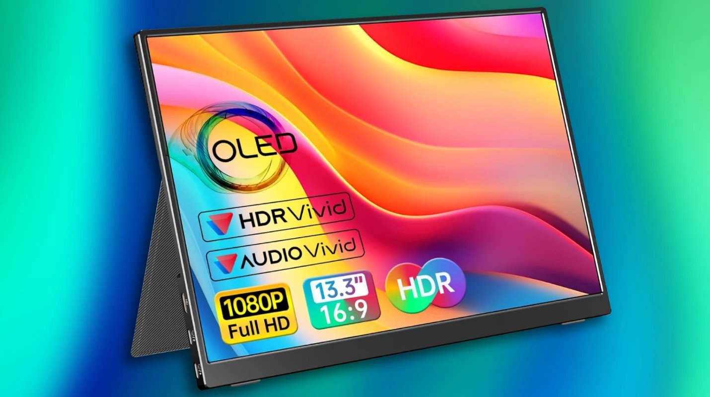 New OLED Portable Monitor That Works with Phones, Laptops & Consoles