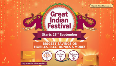 Amazon Great Indian Festival Sale 2025 live offers on mobiles, laptops, tablets, headphones, and more